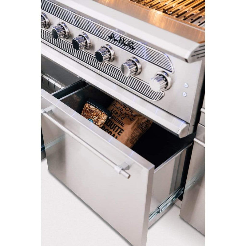 Summerset Muscle Series 54" Freestanding Hybrid Grill - Dominating Outdoor Cooking Power