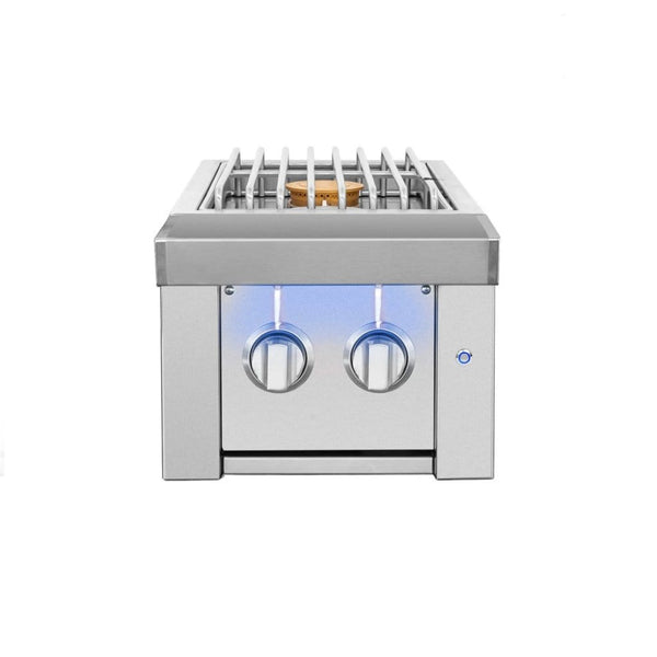 Summerset - American Made Grills Estate Gas Double Side Burner with LED Lights