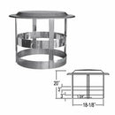 18'' DuraTech Chimney Cap - 18DT-VC