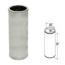 18'' x 24'' DuraTech Galvanized Chimney Pipe - 18DT-24