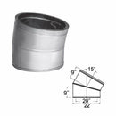 20'' DuraTech 15 Degree Stainless Steel Elbow - 20DT-E15SS