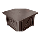 AZ Patio Heaters 38" Bronze Finish Propane Decorative Fire Pit
