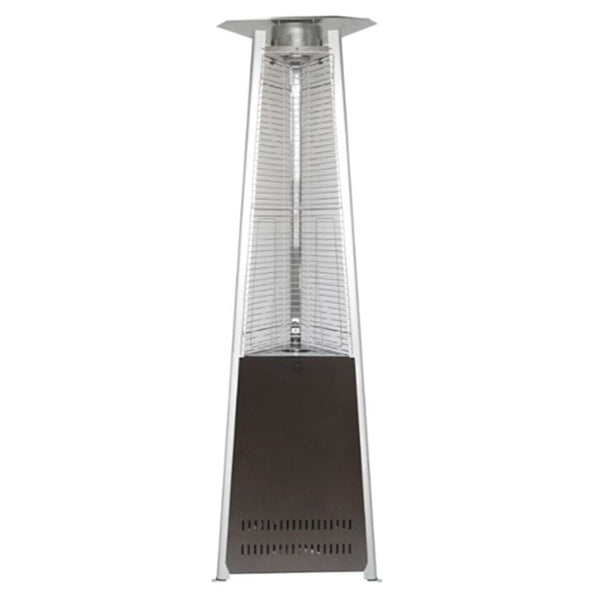 AZ Patio Heaters 70" Bronze Compact Commercial Hammered Glass Tube Heater