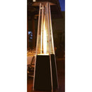 AZ Patio Heaters 87" Bronze Residential Hammered Pyramid Patio Heater - BelleFlame