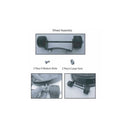 AZ Patio Heaters Black-Bronze-Silver-Stainless Steel Hiland Tall Heater Wheel Assembly