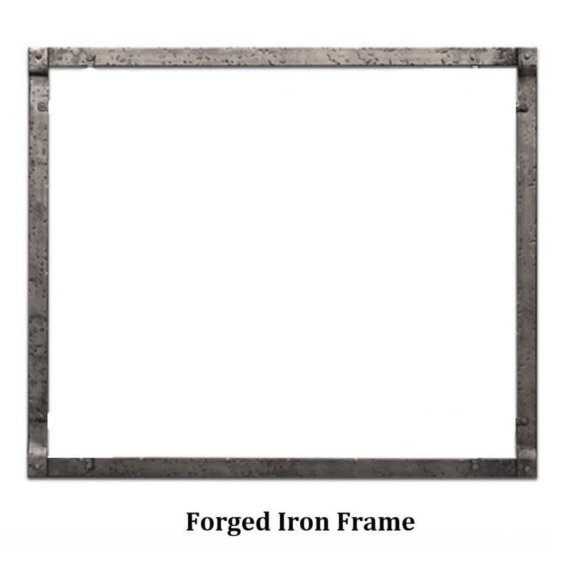 Empire | 48" Forged Iron Frame for See-Through Boulevard Fireplace