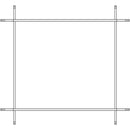 Empire | Decorative Forged Iron Front and Insets for 40" Rushmore Fireplace