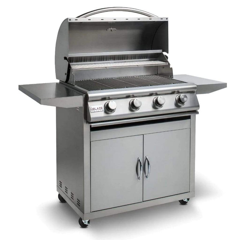 Blaze - Prelude LBM Freestanding Gas Grill - 32", 4 Burners