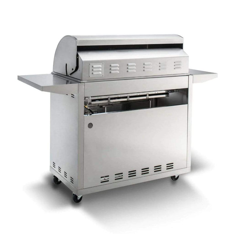 Blaze - 40" 5-Burner Premium LTE Freestanding Gas Grill with Illumination