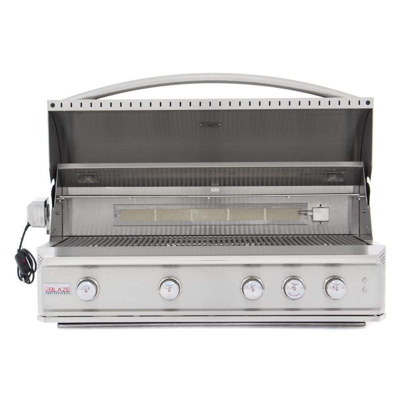 Blaze - Pro LUX 44" 4-Burner Built-In Gas Grill with Rear Infrared Burner