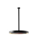 Bromic Heating - Straight Ceiling Mount Pole for Eclipse Smart-Heat Electric Pendant Heater