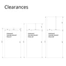 Bromic Heating - Straight Ceiling Mount Pole for Eclipse Smart-Heat Electric Pendant Heater