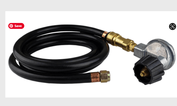 Bromic Replacement Long Hose and Regulator for Tungsten Smart-Heat Portable Heaters