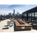 The Outdoor Plus Rectangular Tempered Glass Wind Guard