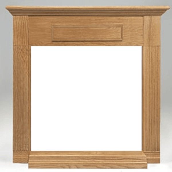 Monessen - 24" Wall Cabinet Surround with Built-in Hearth for Fireplaces