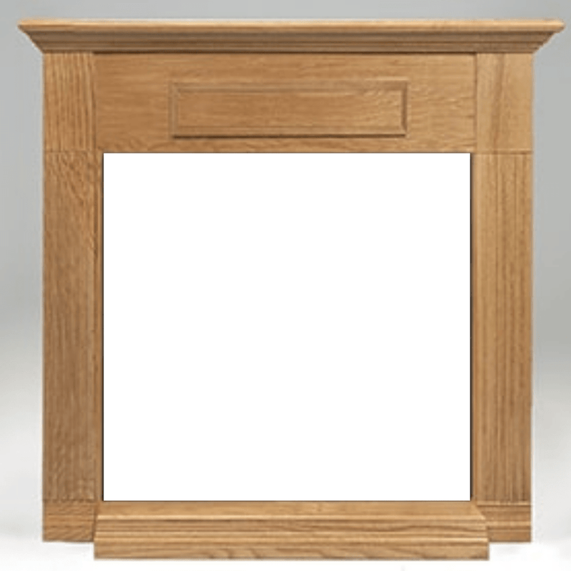 Monessen 32" Wall Cabinet Surround with Built-in Hearth for Fireplaces