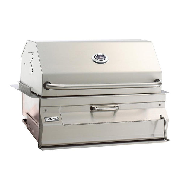 Charcoal Built-In Smoker Grill