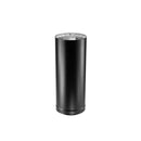 DuraVent Cathedral Ceiling With Black Double Wall Pipe Wood Stove Chimney Kit
