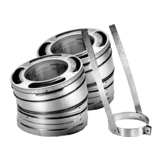 DuraVent DuraPlus 15-Degree Stainless Steel Elbow Kit