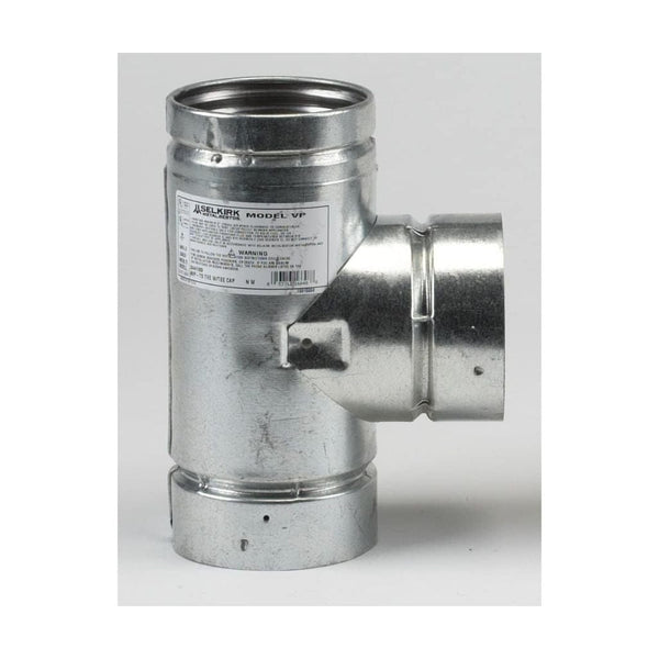 Selkirk 3"/4" Tee with Cap (Pellet Vent - VP - Type L)