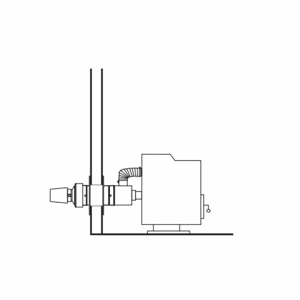 Selkirk 4" UPP Straight Out Horizontal Termination Kit (Direct-Temp for Pellet)