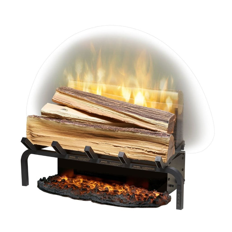 log set fireplace
