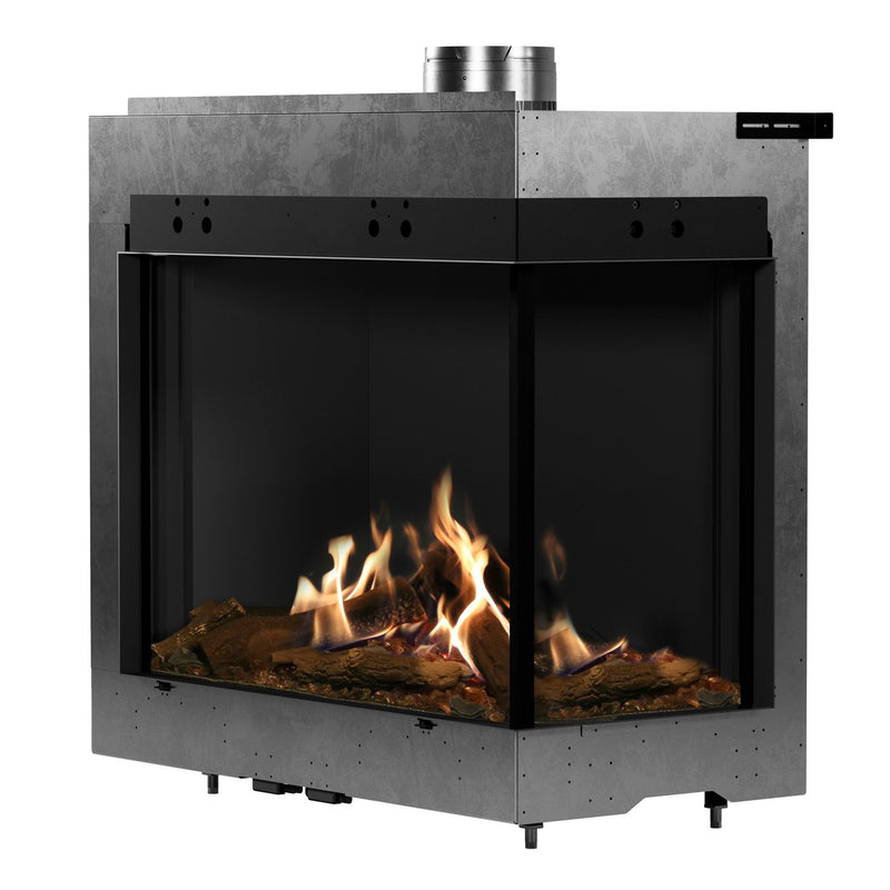 Dimplex- 3326 SERIES - MATRIX FIREPLACE, 2 SIDED RIGHT, 37" X 26" - NATURAL GAS