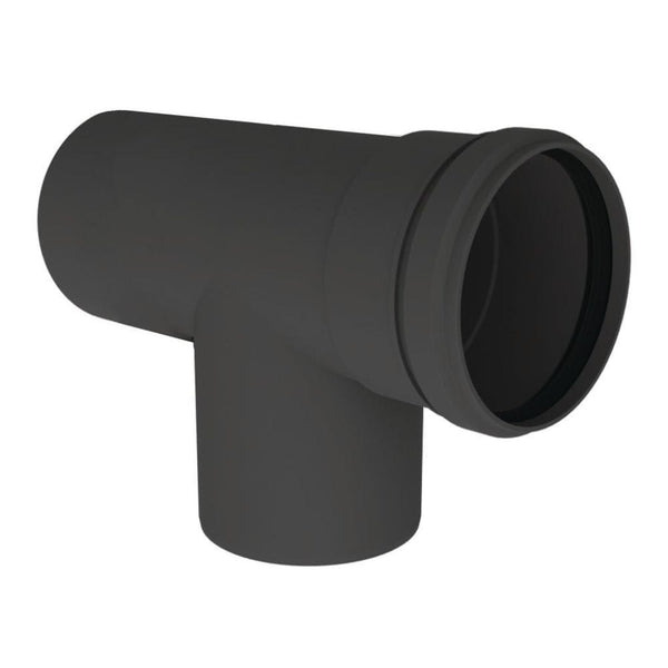 DuraVent 2"-4" Inner Diameter PolyPro Black UV Resistant Tee