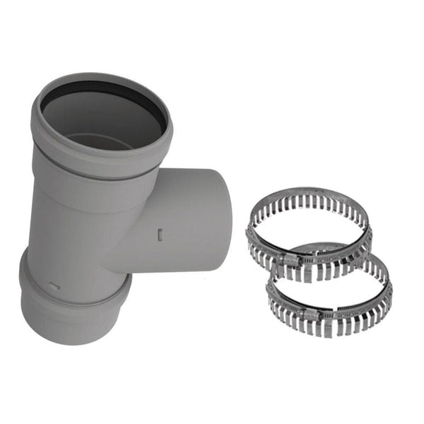 DuraVent 2"-8" Inner Diameter PolyPro Tee with Cap