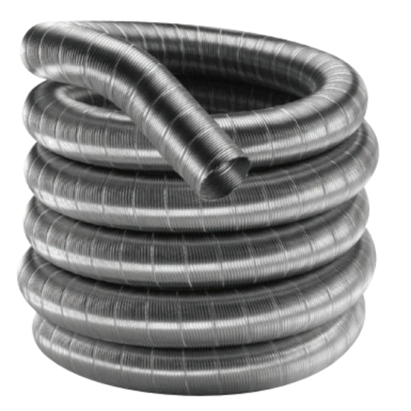 DuraVent 25' Flex Pipe Length DuraFlex 304 Stainless Steel