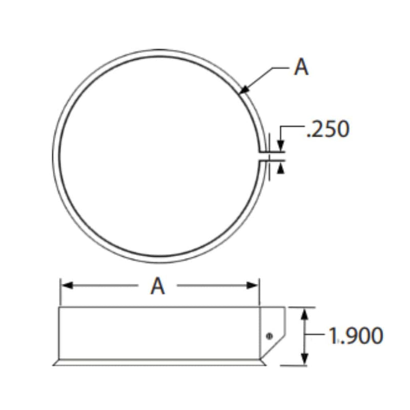 DuraVent 3"-6" Inner Diameter Gas Vent Support & Hardware Type B Gas Vent
