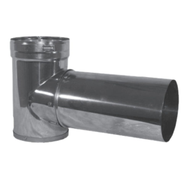 DuraVent 3"-8" Inner Diameter DuraFlex SS Tee with Cap