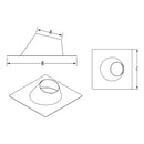 DuraVent PolyPro 8" Adjustable Roof Flashing Double-Wall Venting System