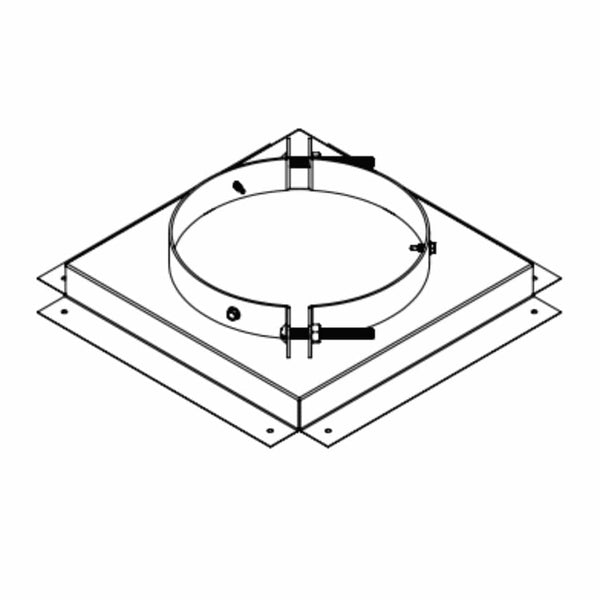 DuraVent PolyPro 8" Firestop Support Double-Wall Venting System