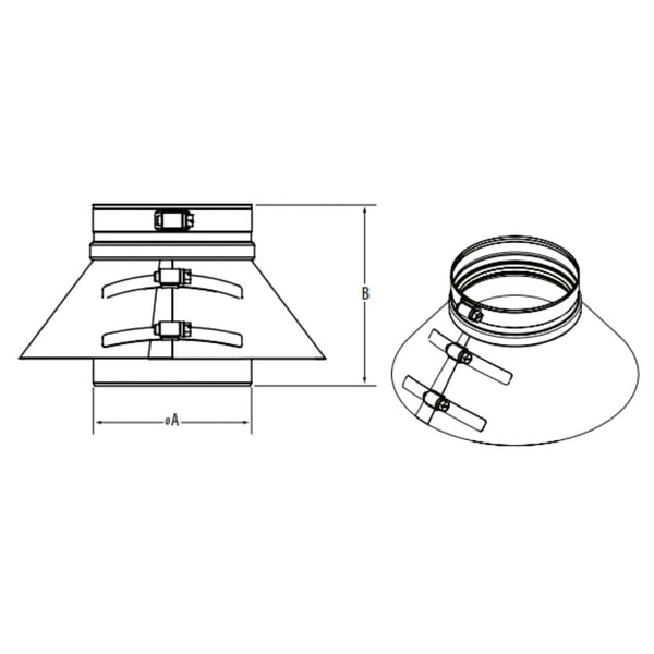 DuraVent PolyPro 8" Vertical Termination Double-Wall Venting System