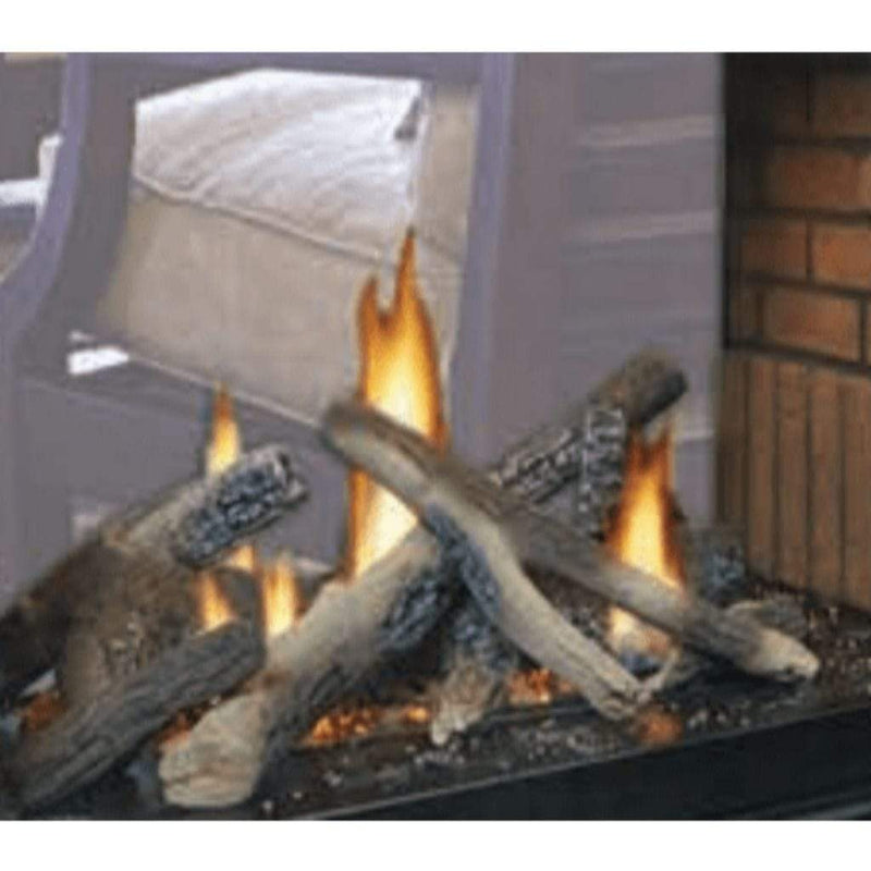 Empire | Multi-Sided Campfire Log Set Accessory for 36" Peninsula and See-Thru Tahoe Fireplaces 24"
