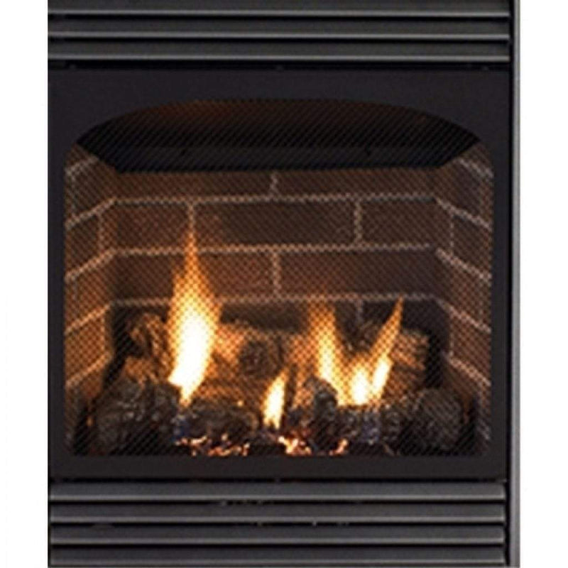 Empire | 24" Vail Vent-Free Fireplace with Slope Glaze Burner - Thermostat with Hi-Low Knob