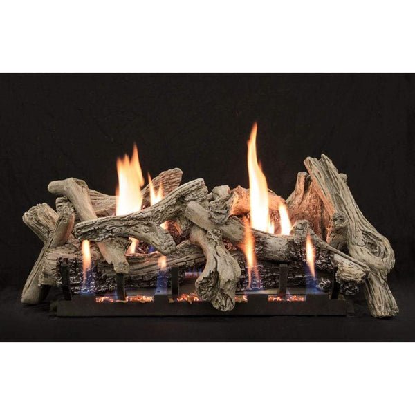 Empire | 30" Driftwood - Burncrete Refractory Log Set