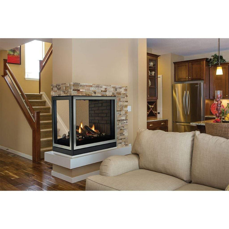 Empire 36" Tahoe Premium Peninsula Propane Gas Direct Vent Fireplace