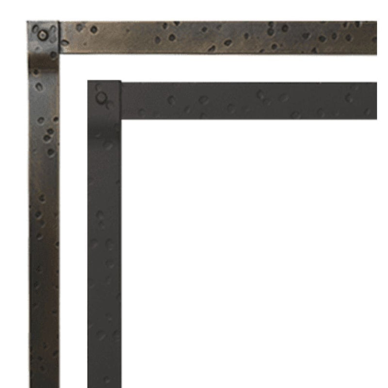 Empire | 48" Forged Iron Frame for See-Through Boulevard Fireplace