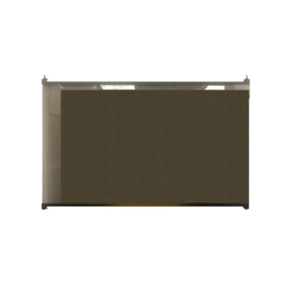 Empire | Black Single Glass Door Panel for Nexfire Electric Fireplace