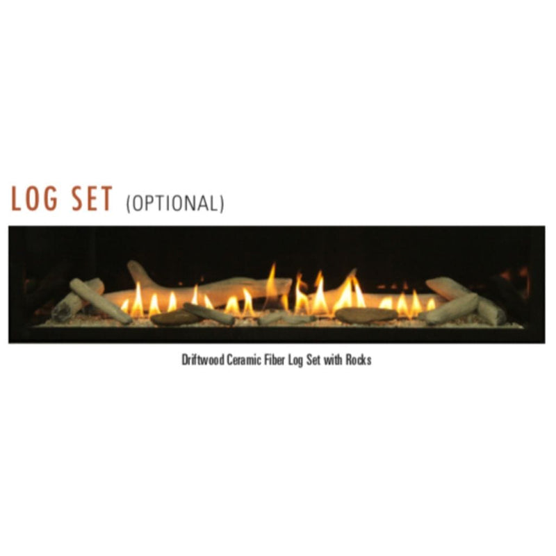Empire | Log Set Accessory for 48"/60"/72" Boulevard Vent-Free Linear Fireplace