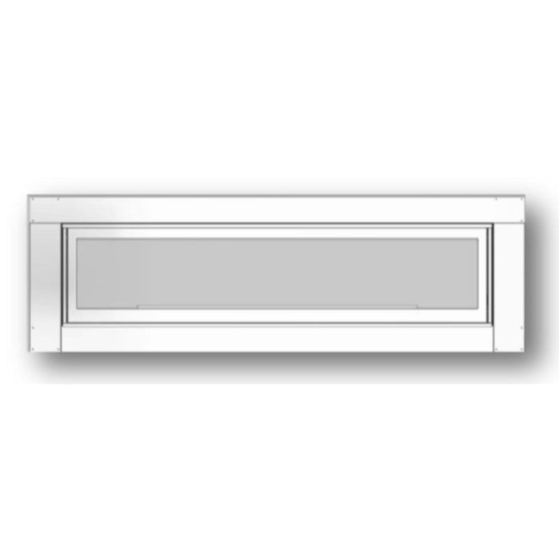 Empire | Stainless Steel Exterior Frame for 48" See-Through Direct Vent Boulevard Fireplace