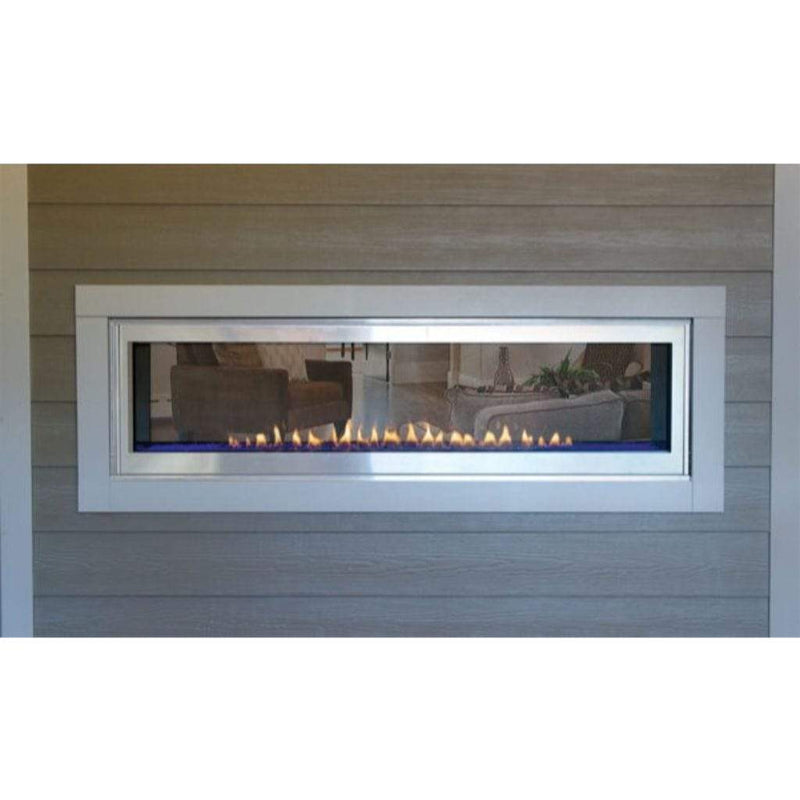 Empire | Stainless Steel Exterior Frame for 48" See-Through Direct Vent Boulevard Fireplace