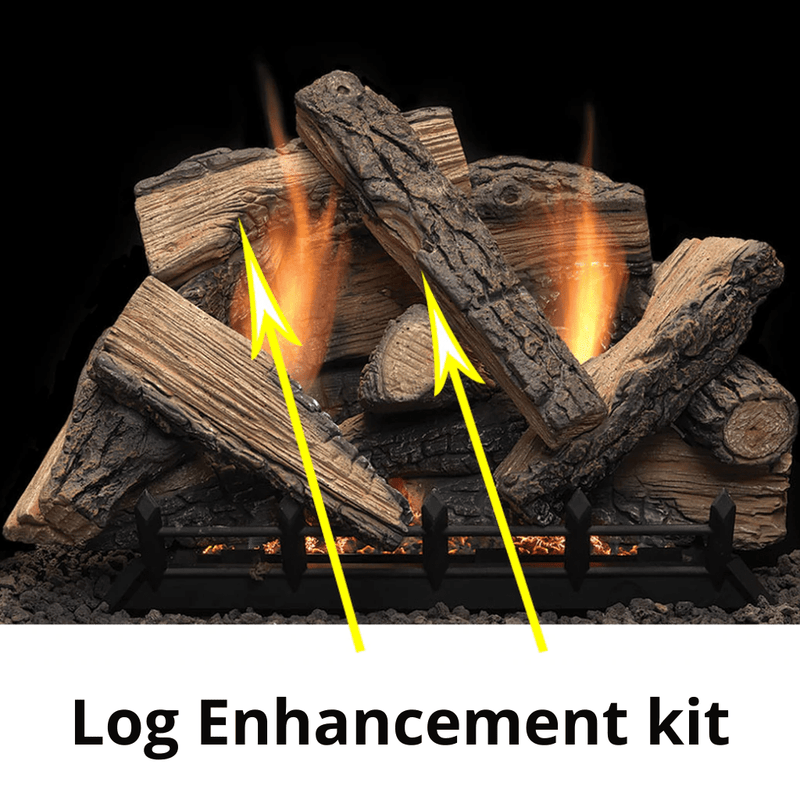 Monessen Two Top Log Enhancement Kit for 24"/ 30" Stony Creek Log Set