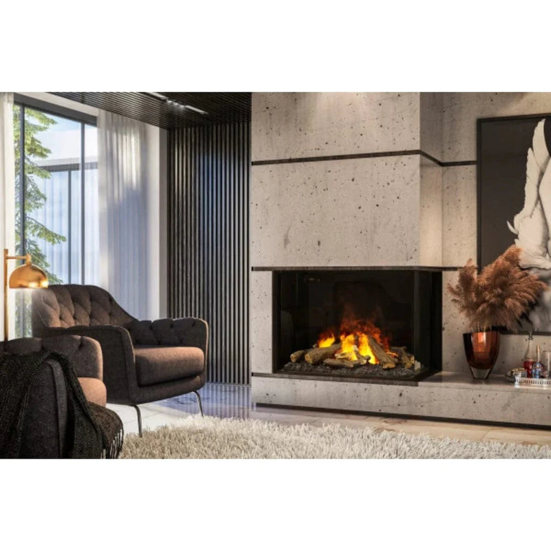 electric fireplace with mist