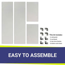 American Fire Glass Rectangular Glass Flame Guard for 18" x 6" Drop-In Fire Pit Pan