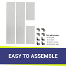 American Fire Glass Rectangular Glass Flame Guard for 24" x 8" Drop-In Fire Pit Pan