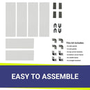 American Fire Glass Rectangular Glass Flame Guard for 36" x 12" Drop-In Fire Pit Pa