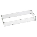 American Fire Glass Rectangular Glass Flame Guard for 36" x 12" Drop-In Fire Pit Pa